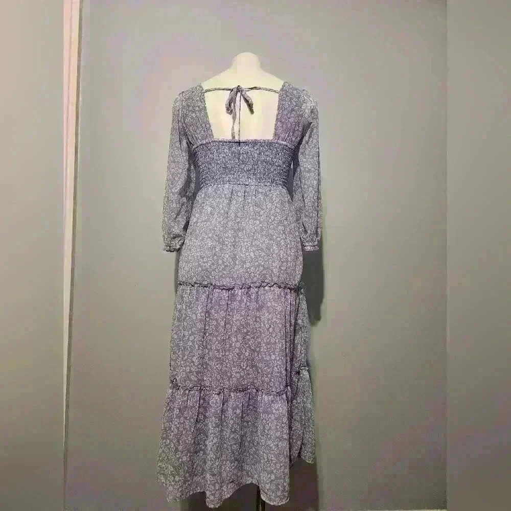 Lavender midi dress - Picture 2 of 3